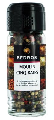 Przyprawa "5 ziół" z młynkiem - Moulin 5 baies
