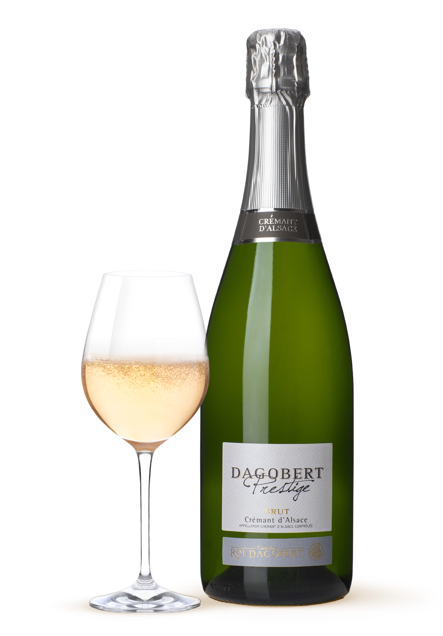 Wino Musujące Cremant z Alzacji AOC Alsace - Crémant Dagobert Prestige Brut
