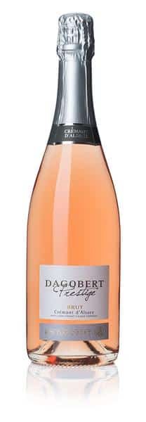 Wino francuskie musujące AOP Cremant Rose d`Alsace Dagobert Prestige Brut