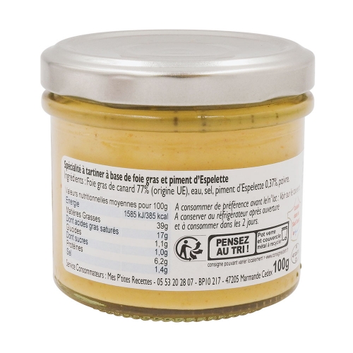 Foie gras z papryką d'Espelette