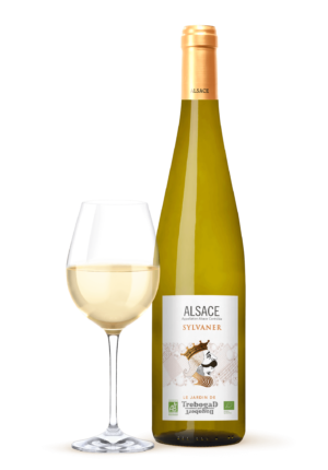 Wino francuskie AOC Sylvaner Alsace Jardin de Trebogad BIO