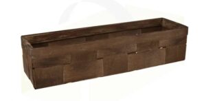 Opakowanie na prezent - Drewniana łubianka w kolorze brązowym 35 x 10 x 8 cm