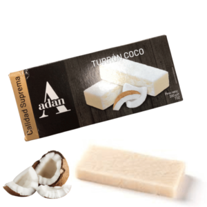 Turron o smaku kokosa
