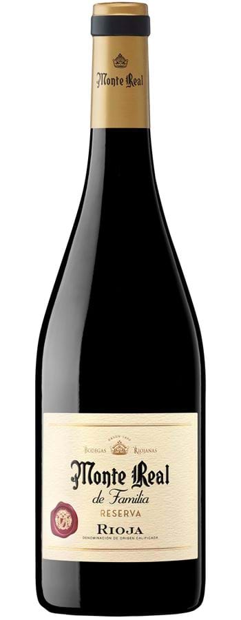Wino hiszpańskie Monte Real de Familia Reserva Rioja Vegan DOC