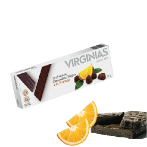 Turron z ciemną czekoladą i pomarańczą