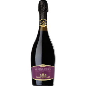 Włoskie wino Lambrusco Secco Man Borgo IMP DOC