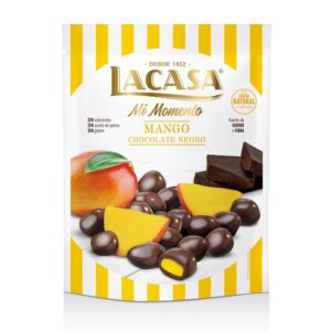 Kandyzowane mango w gorzkiej czekoladzie Lacasa