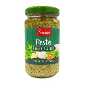 Pesto z rukoli orzechów włoskich i ricotty