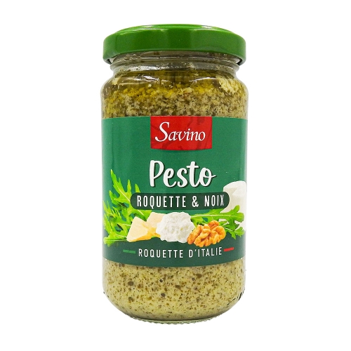 Pesto z rukoli orzechów włoskich i ricotty
