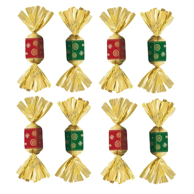 Czekoladowe praliny cukierki na choinkę papillotes