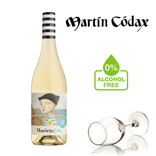 Hiszpańskie wino bezalkoholowe Martin Codax Marieta sin alcohol