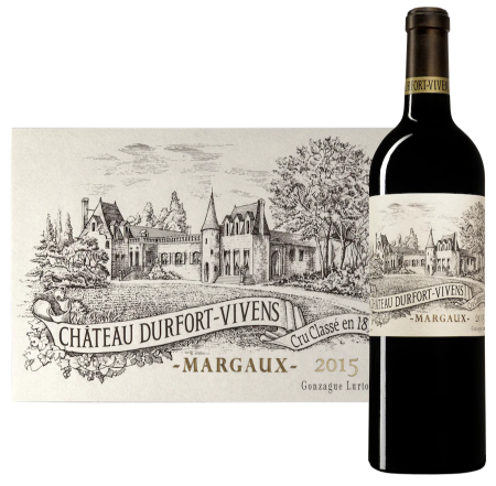 Wino francuskie Margaux Vivens Durfort-Vivens 2015