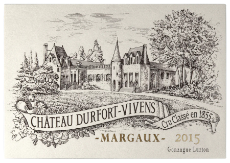 Wino francuskie Margaux Vivens Durfort-Vivens 2015