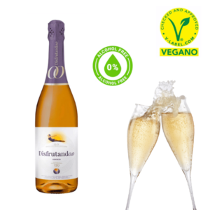 Hiszpańskie wino bezalkoholowe musujące Disfrutando 0%